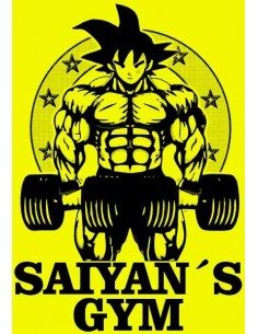 Camiseta de gimnasio tirantes amarillo logo Golds gym 2