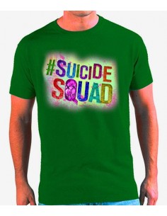 Camiseta Escuadrón Suicida Logo Colors