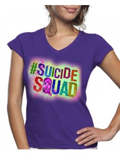 Camiseta mujer Escuadrón Suicida Colors