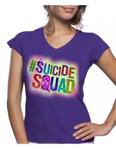 Camiseta mujer Escuadrón Suicida Colors