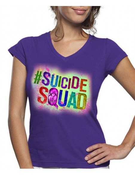 Camiseta mujer Escuadrón Suicida Colors