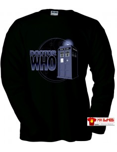 Camiseta Doctor who manga larga "Cabin"
