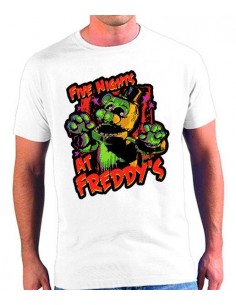 Camiseta five nights at freddy's Colors Poliester
