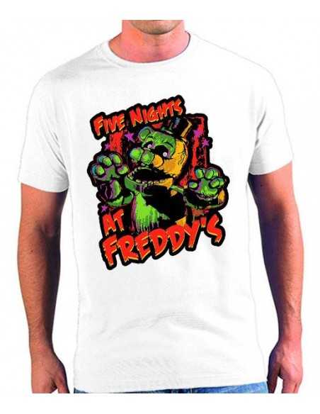 Camiseta five nights at freddy's Colors Poliester