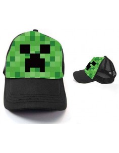 Gorra Creeper Minecraft Pixels