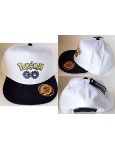 Gorra Plana Pokemon Go Blanca 2