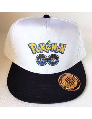 Gorra Plana Pokemon Go Blanca