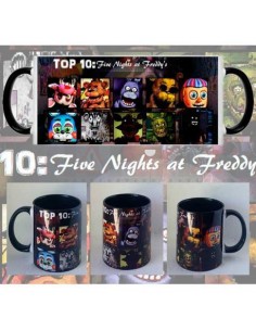 Taza Five nights at freddy FNAF horas