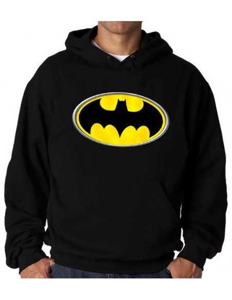 Sudadera Batman "Logo clásico" custom,con capucha