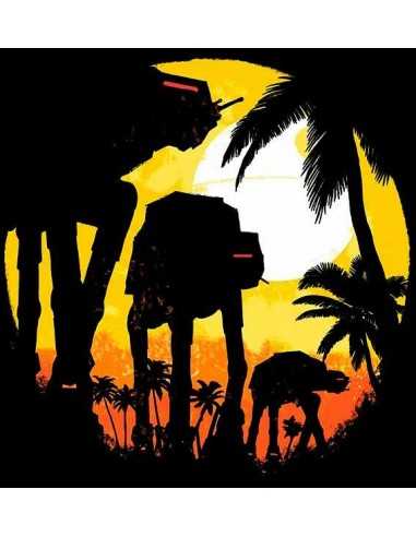 Sudadera Star Wars AT-AT Atardecer