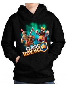 Sudadera Clash Royale Principe y Rey