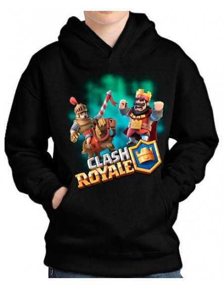 Sudadera Clash Royale Principe y Rey