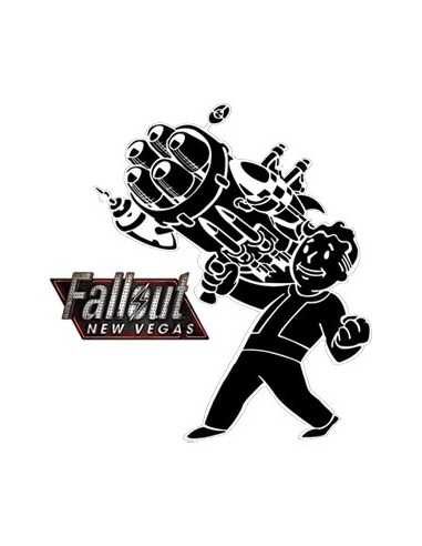 Camiseta Fallout New Vegas, Vault boy misil Camiseta Fallout New Vegas, Vault boy misil