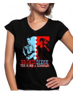 Camiseta de mujer The Walking Dead Democracia