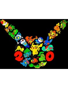 Camiseta de mujer Pokémon 20 Aniversario color 2