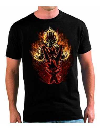 Camiseta Dragon Ball Z Goku Evolution Saiyan