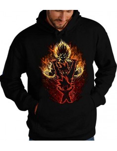 Sudadera Dragon Ball Z Goku Evolution Saiyan