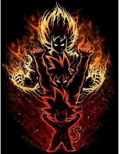 Sudadera Dragon Ball Z Goku Evolution Saiyan