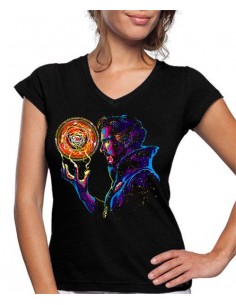 Camiseta de mujer Doctor Extraño Neon