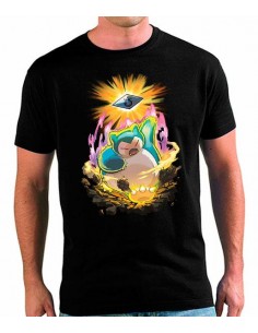 Camiseta Pokémon Sol y Luna Snorlax Z