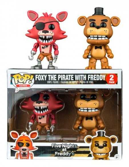 Pack de 2 Figuras FNAF Foxy y Freddy