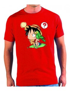 Camiseta One Piece Luffy con Loro
