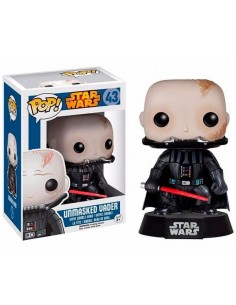 Figura Pop Star Wars Darth Vader sin máscara