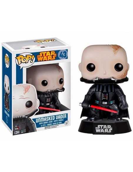 Figura Pop Star Wars Darth Vader sin máscara