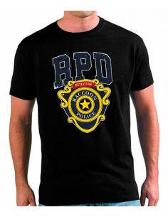 Camiseta Resident Evil 6 Raccon City Police manga corta
