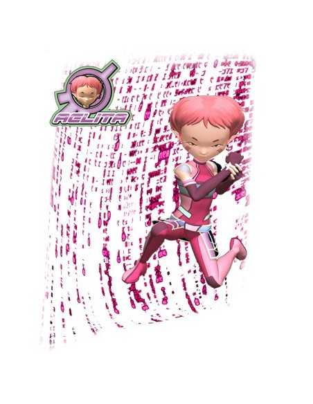 Camiseta Codigo Lyoko Arelita (matrix) manga larga