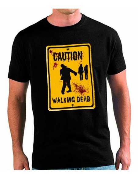 Camiseta Caution The Walking Dead