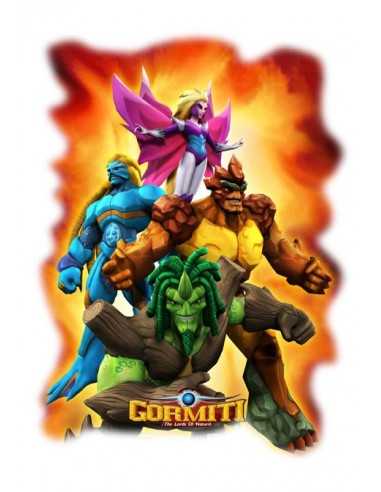 Camiseta Gormiti ( Cielo rojo) Manga larga azul marino