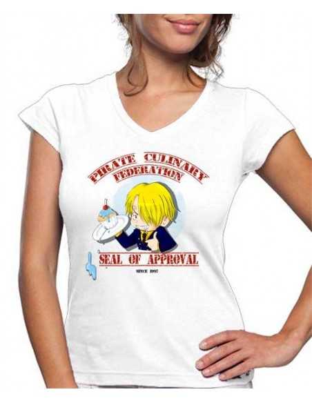 Camiseta de mujer Sanji Chef One Piece Camiseta de mujer Sanji Chef One Piece