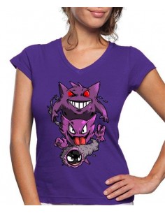 Camiseta de mujer Pokémon Gengar Evolution