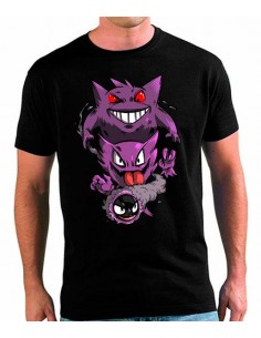Camiseta Pokémon Gengar Evolution