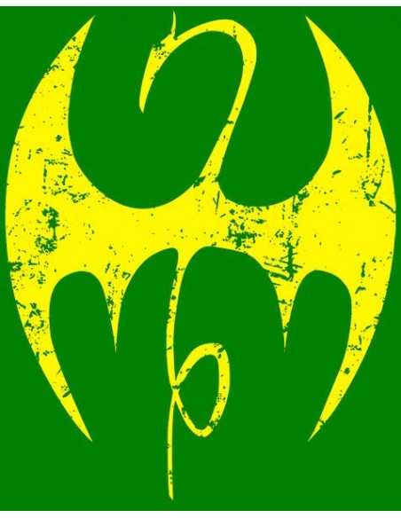 Sudadera Iron Fist logo desgastado