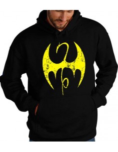 Sudadera Iron Fist logo desgastado 2