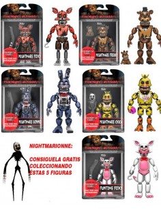 Figura Freddy Nightmare FNAF Articulada 2