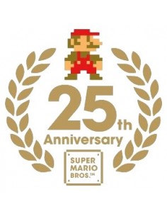 Camiseta Super Mario 25 aniversario (negra,adulto) 2