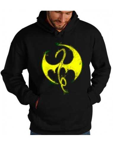 Sudadera Iron Fist emblema artwork
