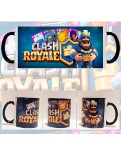 Taza Clash Royale Rey y Cartas