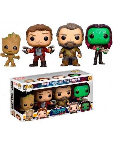 Funko Pop Guardianes del la galaxia Vol.2 Pack de 4 Groot