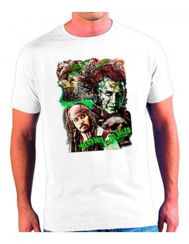 Camiseta Piratas del caribe Dead Men Tell No Tales Color