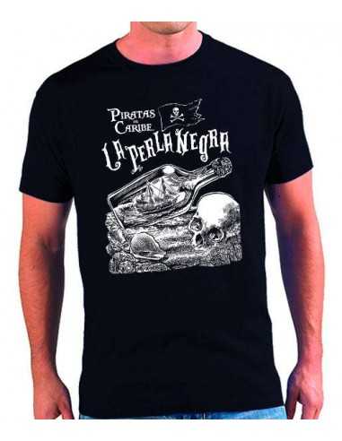 Camiseta La perla Negra en Botella