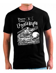 Camiseta La perla Negra en Botella