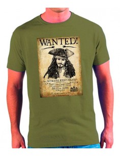 Camiseta Jack Sparrow Wanted