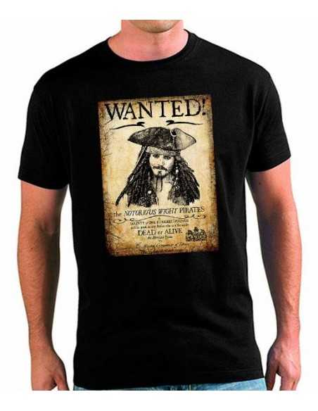 Camiseta Jack Sparrow Wanted
