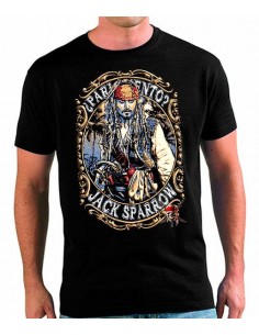 Camiseta Piratas del Caribe Jack Sparrow Parlamento 2