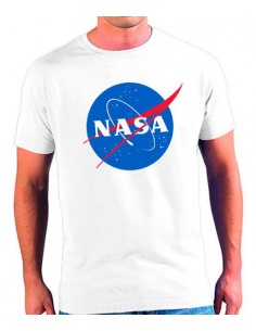 Camiseta Nasa logo clásica poliester