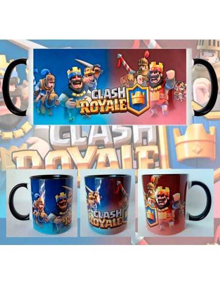 Taza Clash Royale Rey Rojo y Azul
